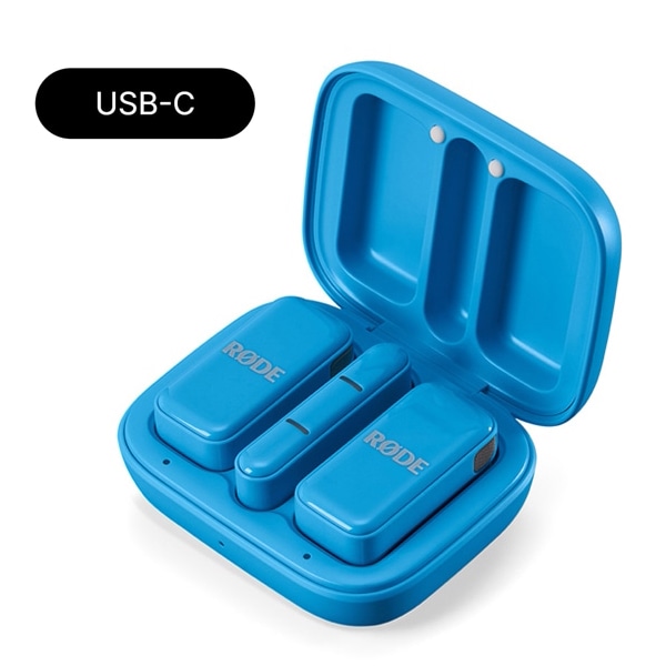 30%OFF/OUTLET】RODE(ロード) ワイヤレスマイクロ USB-C ブルー