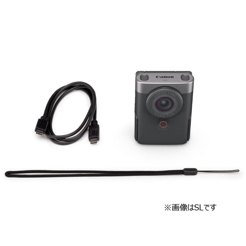 Canon(キヤノン) PowerShot V10 ポケットサイズVlogカメラ ブラック ...