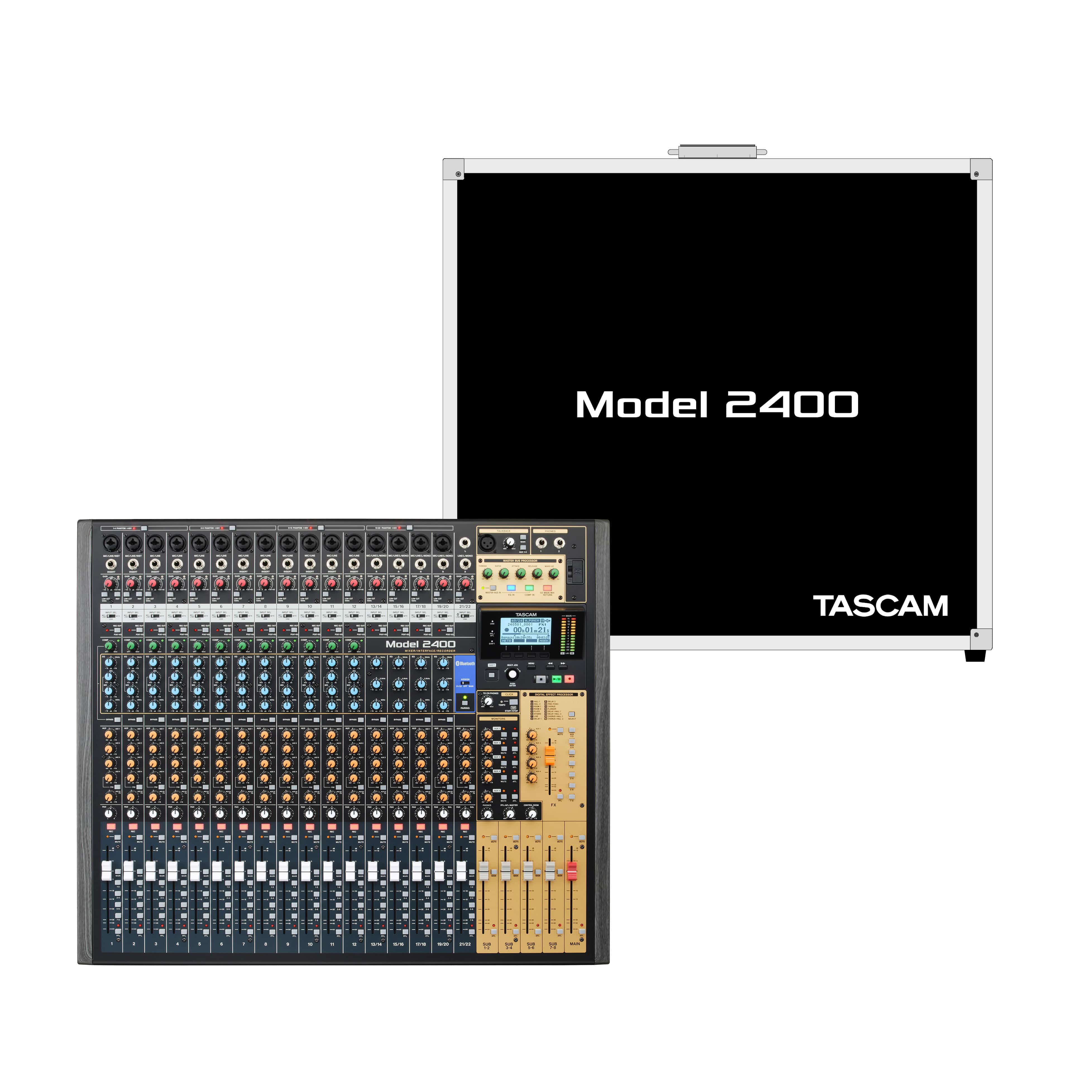 TASCAM(タスカム) Model 2400専用ハードケース CS-MODEL2400: マイク