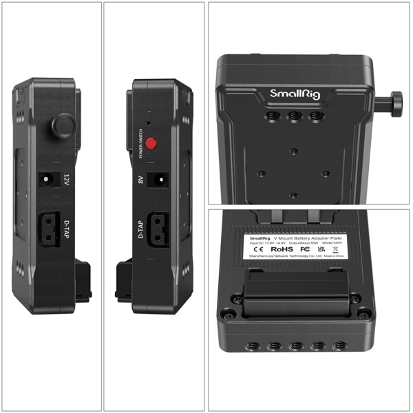 SmallRig(スモールリグ) Vマウントバッテリーアダプタープレート