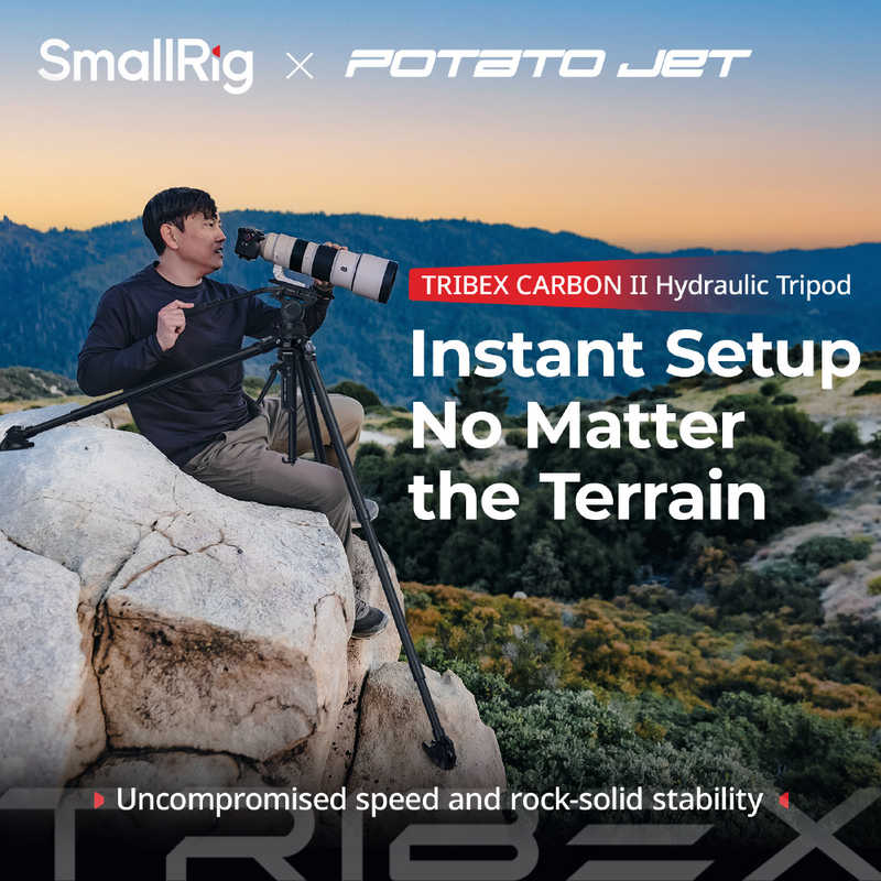 SmallRig×Potato Jetトライベックス油圧カーボン三脚4259 SMALLRIG SmallRig×Potato Jetトライベックス油圧カーボン三脚4259