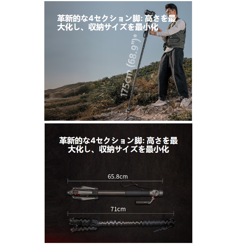 銀一オンラインショップ SmallRig(スモールリグ) 一脚ビデオ用油圧