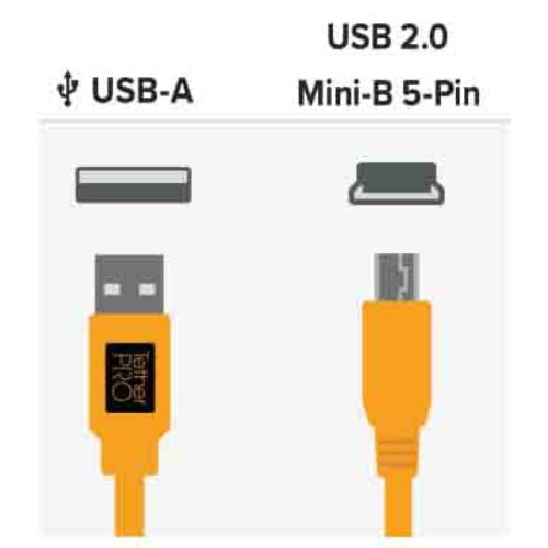 TETHER TOOLS(テザーツールズ) TetherPro USB-A to 2.0 Mini-B 5-Pin ...