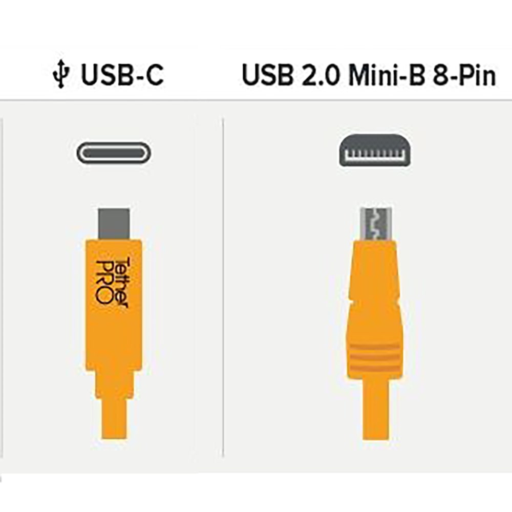 国内正規品 TetherTools テザーツールズ TetherPro USB-C to 2.0 Micro-B 5-