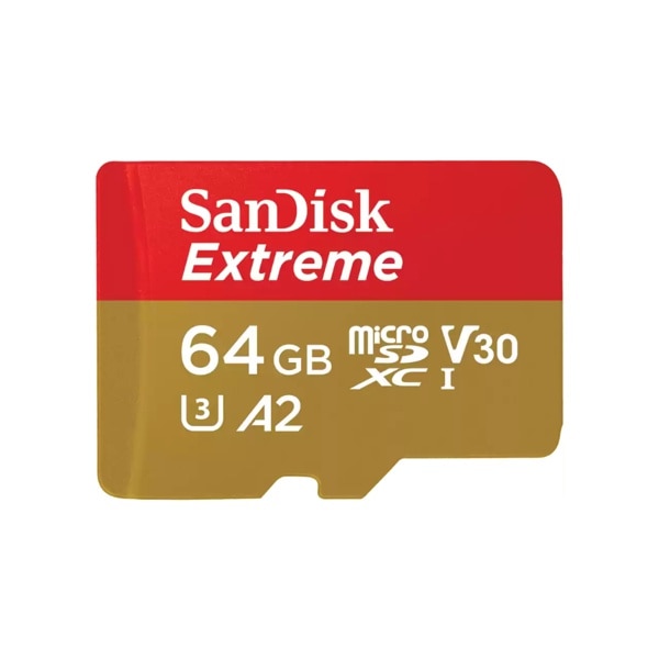 SanDisk(サンディスク) Extreme microSDHC/microSDXC UHS-Iカード 64GB SDSQXAF-064G-JN3MD (64GB): 編集・記録 銀一オンラインショップ 撮影用背景-プロフェッショナル映像・撮影機材専門店