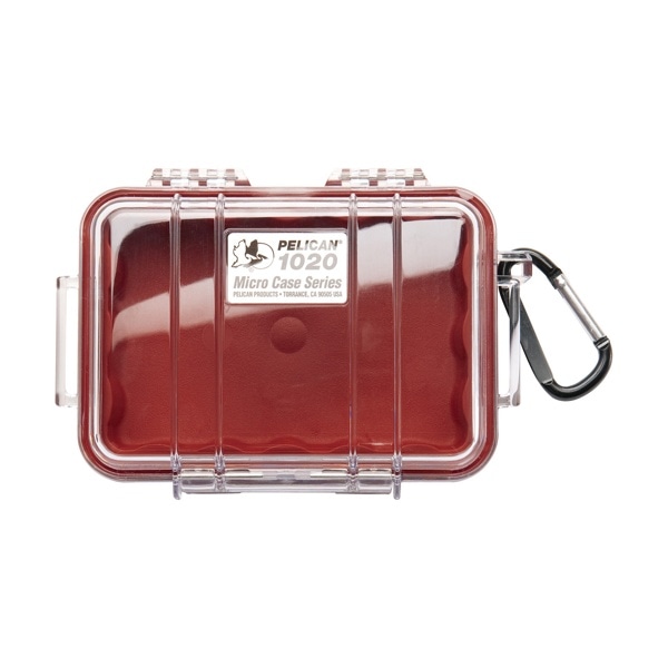 PELICAN(ペリカン) 1020 保護マイクロケース レッド/クリア 1020-028-100
