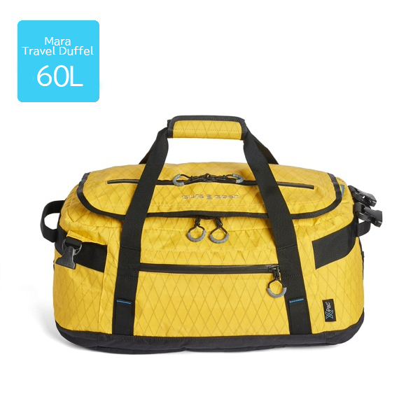 【11/14-70%OFF】Gura Gear(グラギア) マーラ トラベルダッフル 60L フェデラルイエロー GG0460-6945