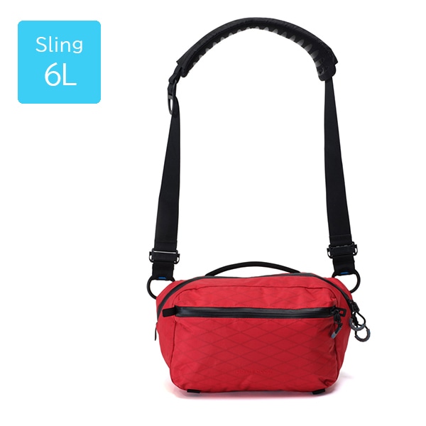 Gura Gear(グラギア) キボコ シティ スリング 6L インサート付き レッド GG0260-2945