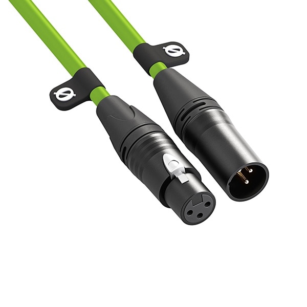 RODE(ロード) XLR-3 XLR オス-メス ケーブル グリーン / XLR3M-G