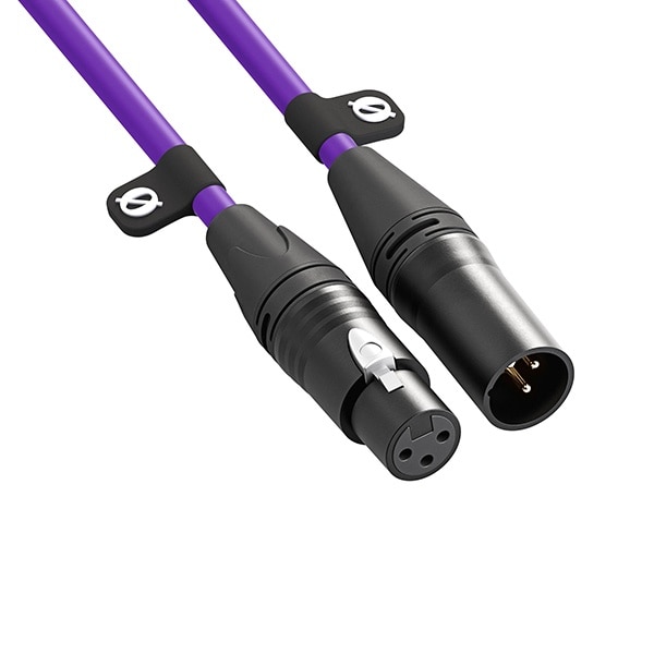 RODE(ロード) XLR-3 XLR オス-メス ケーブル パープル / XLR3M-PU