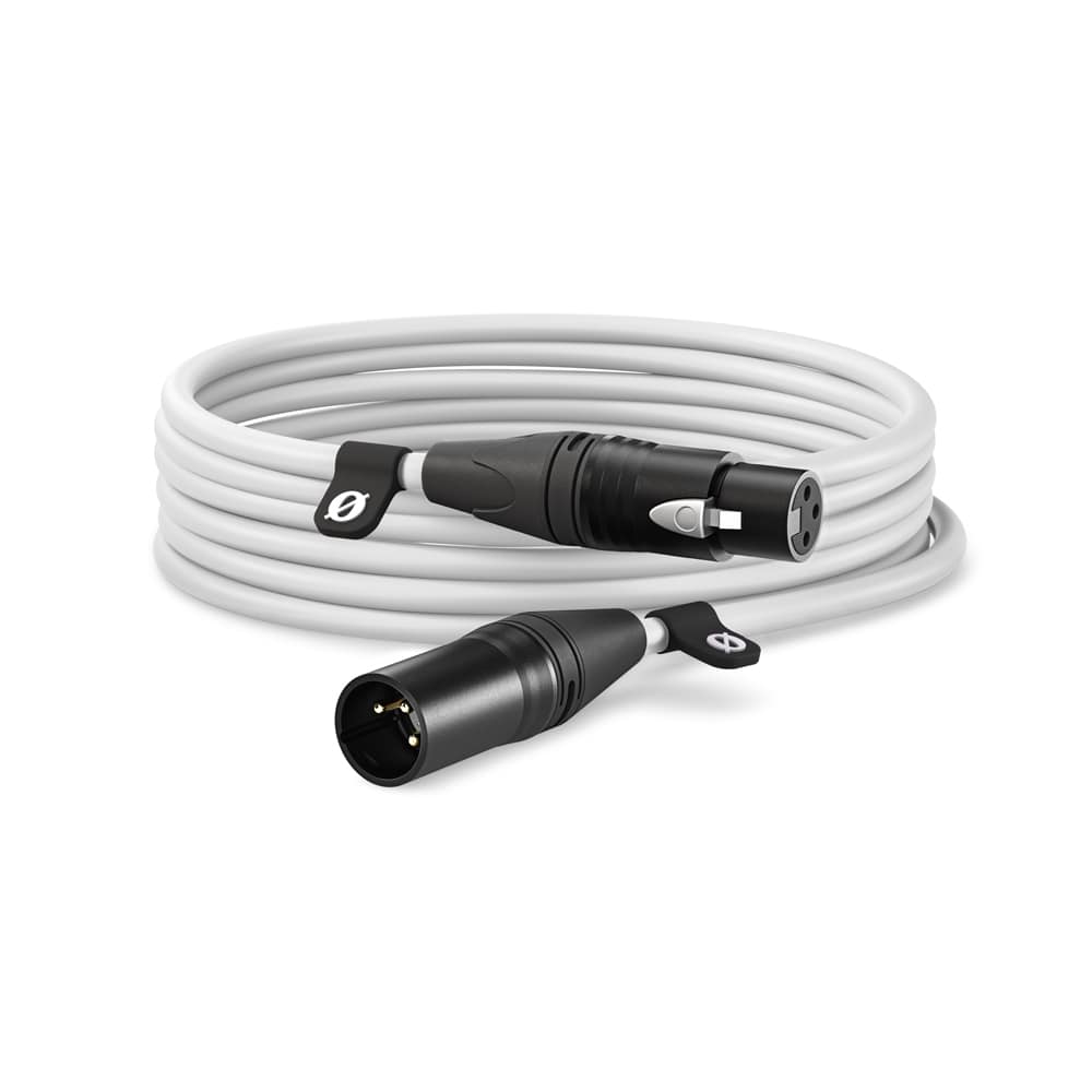 【予約受付中】RODE(ロード)  XLR-6 XLR オス-メス ケーブル ホワイト / XLR6M-W