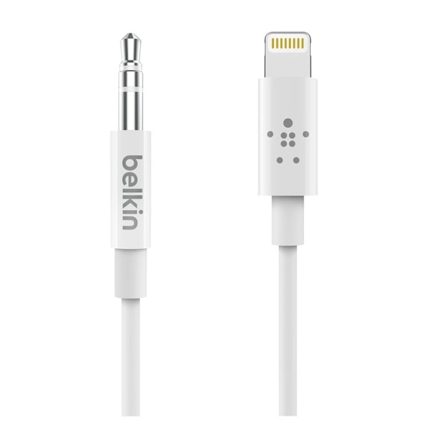 belkin(ベルキン) Lightning to 3.5mmオーディオケーブル 90cm ホワイト AV10172BT03-WHT