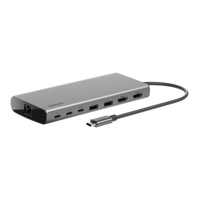 Belkin(ベルキン) Connect 8-in-1 Dual 4K Display USB-Cコアハブ INC015btSGY-CZ