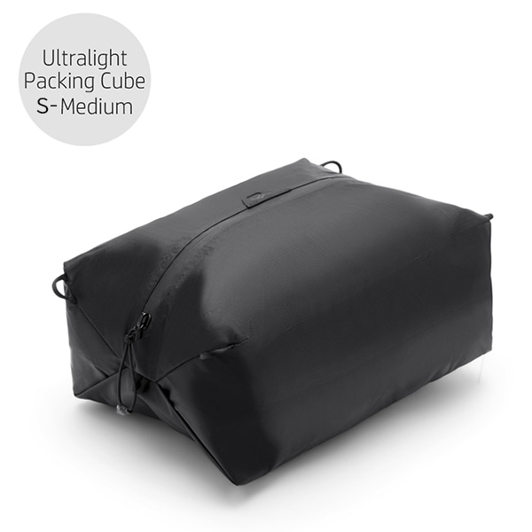 【予約受付中】Peak Design(ピークデザイン) ウルトラライトパッキング キューブ Sミディアム ブラック BUP-BK-SM-1