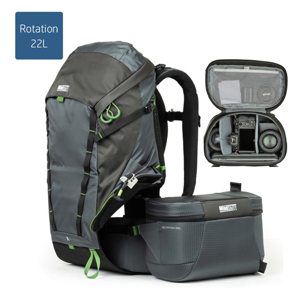 thinkTANKphoto(シンクタンクフォト) ローテーション 22L バックパック ブラックグレー