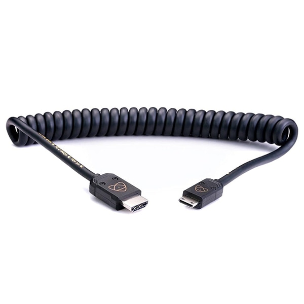 ATOMOS(アトモス) ATOMFLEX PRO HDMI COILED CABLE (Mini to Full 40cm) ATOM4K60C4