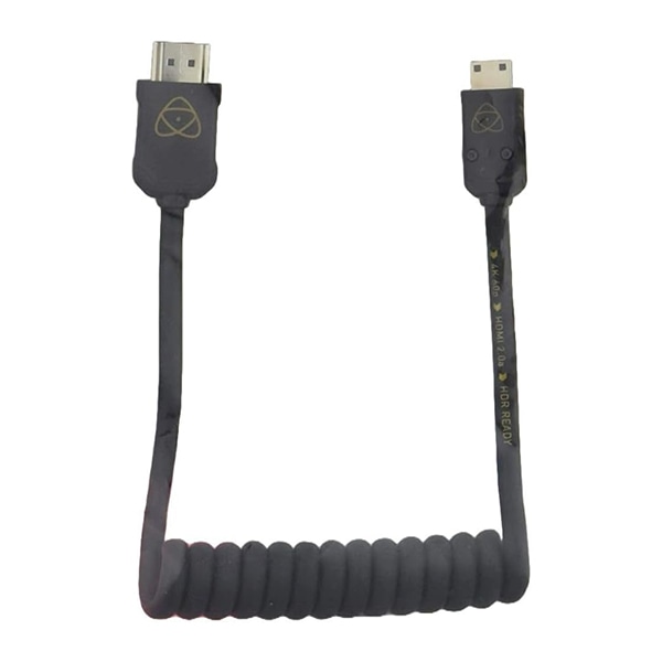 ATOMOS(アトモス) ATOMFLEX PRO HDMI COILED CABLE (Mini to Full 30cm) ATOM4K60C3