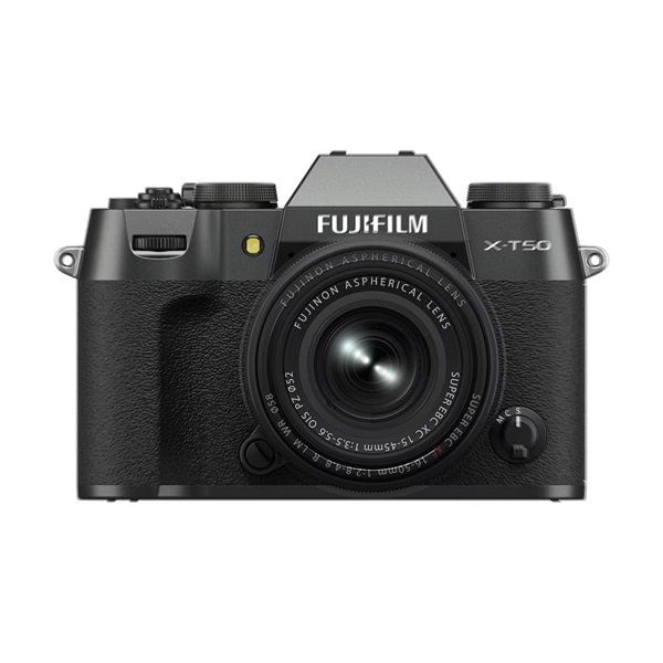 【予約受付中】FUJIFILM(富士フイルム) X-T50 XC15-45mmF3.5-5.6 OIS PZ レンズキット チャコールシルバー  X-T50LK-1545-CS JP