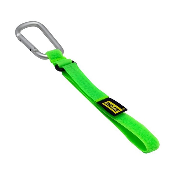 RIP TIE(リップタイ) キャリングテープホルダー 固定 19x40mm Bタイプ ネオングリーン CT-B-NG