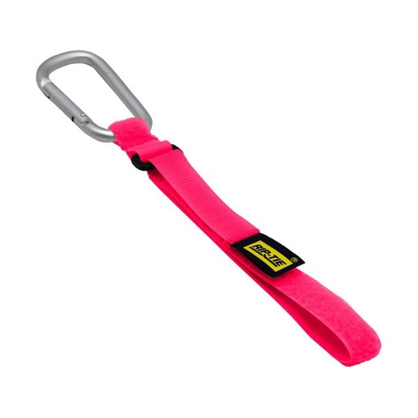 RIP TIE(リップタイ) キャリングテープホルダー 固定 19x40mm Bタイプ ネオンピンク CT-B-NP