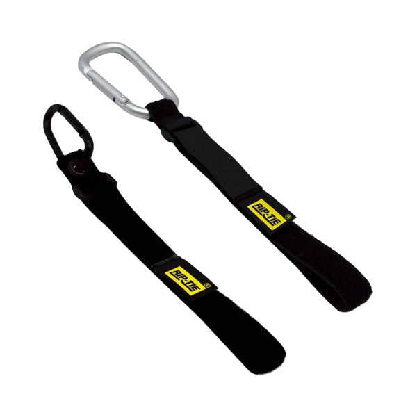 RIP TIE(リップタイ) キャリングテープホルダー A/Bタイプ 19x40mm Aブラック・Bブラック 2個パック CT-2PK-ABBK