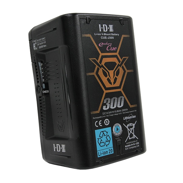 IDX(アイディーエクス) 289Wh(14.54V/19.86Ah) Vマウントタイプリチウムイオンバッテリー CUE-J300