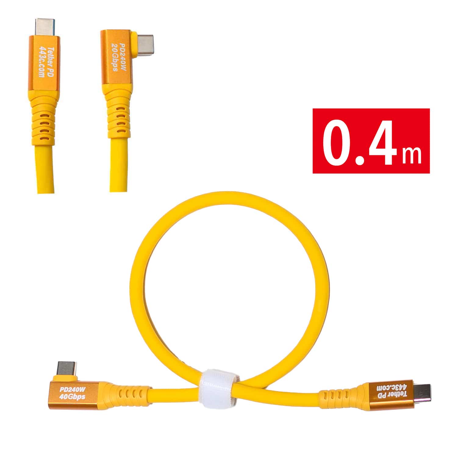 【9/18-OUTLET】YOSHIMI CAMERA(よしみカメラ) テザーワン USBテザー PDケーブル 0.4m