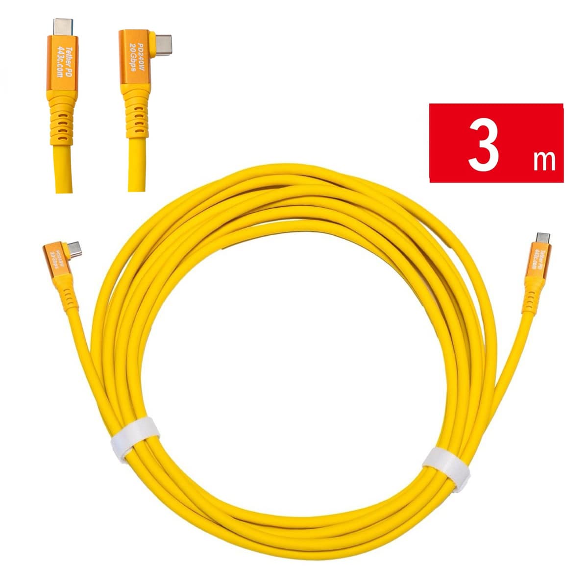 TETHER TOOLS(テザーツールズ) テザープロ ライト アングル アダプター USB-C to USB-C 50cm オレンジ  CUCRTC1-ORG: 記録メディア・電源・ケーブル 銀一オンラインショップ | 撮影用背景-プロフェッショナル映像・撮影機材専門店