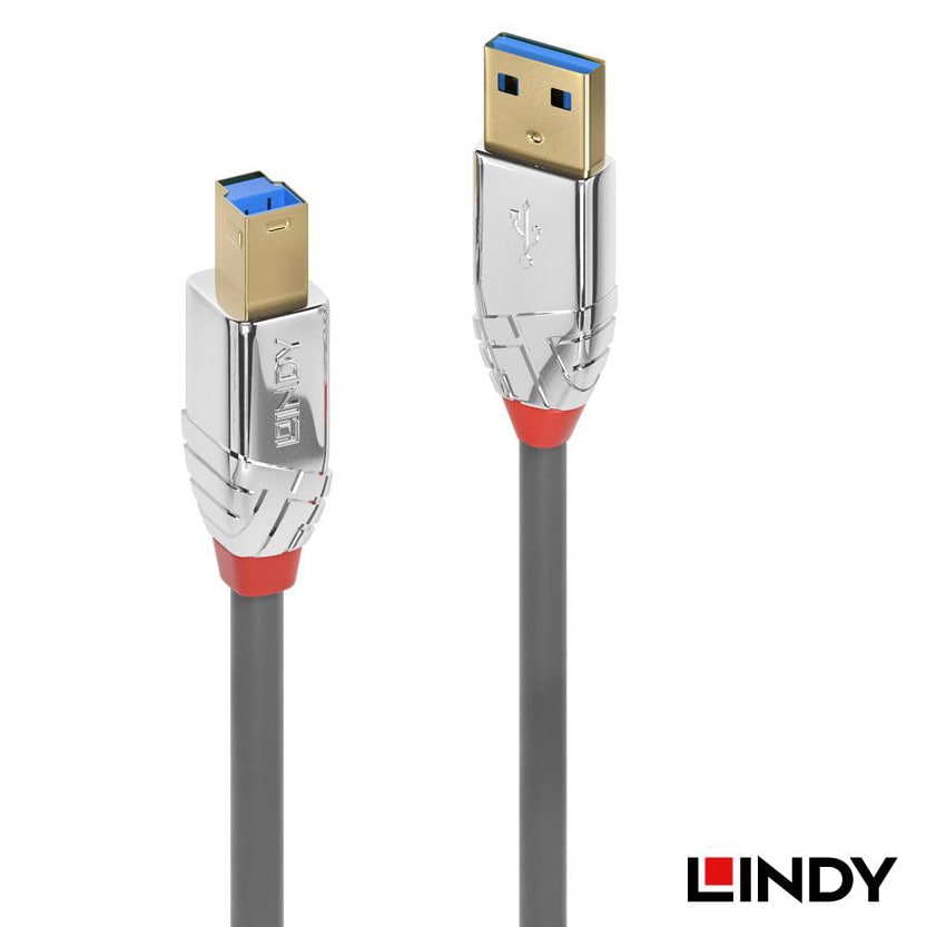 LINDY(リンディー) CROMO LINE USB3.0 Type-A to Type-B ケーブル 5m 36664
