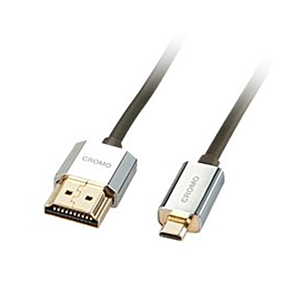 LINDY(リンディー) クロム ハイスピードHDMI-Micro HDMIスリムケーブル HEC TypeA-TypeD 3m 41683