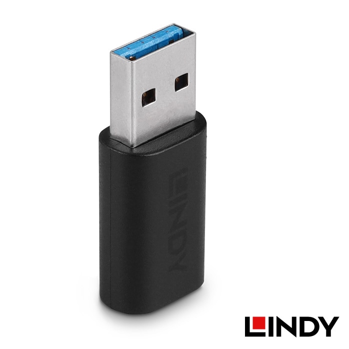 【会員価格/SALE】LINDY(リンディー) USB 3.2 Gen2 Type-A to Type-C オス/メス 変換アダプタ 41904