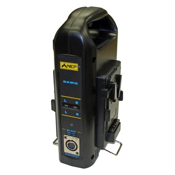 NEP(エヌ・イー・ピー) Vマウントバッテリー用2連同時充電器(ACアダプター機能付) BLB-BP2E