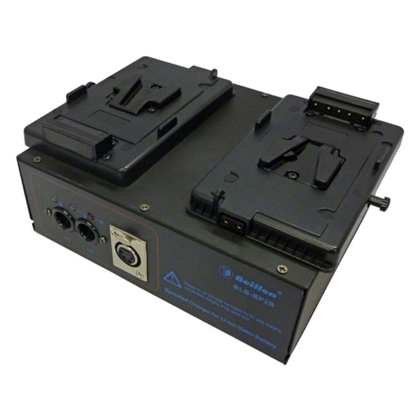 NEP(エヌ・イー・ピー) Vマウントバッテリー用2連同時充電器(ACアダプター機能付) BLB-BP2B