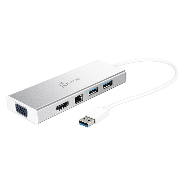 j5 create(j5クリエイト) USB 3.0 デュアルモニタ 5in1ミニドック JUD380