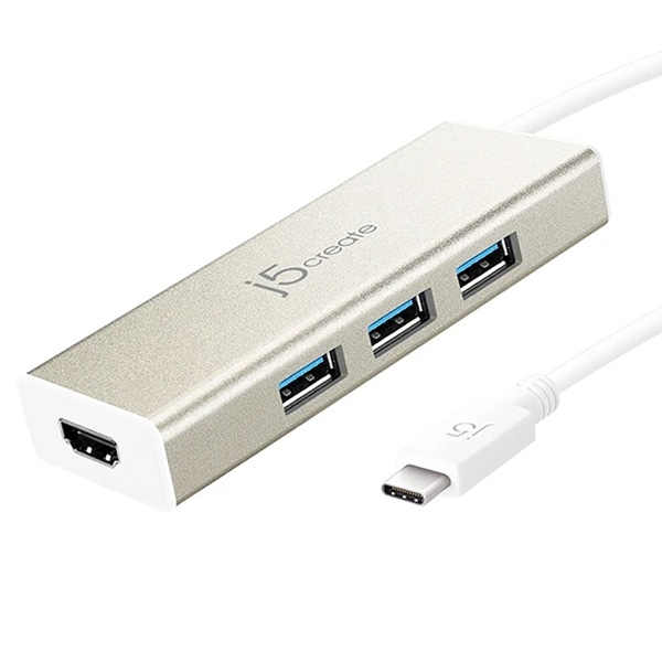 j5 create(j5クリエイト) USB Type-C to 3ポートUSB&HDMI マルチハブ JCH451