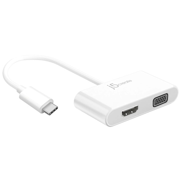 j5 create(j5クリエイト) USB-C デュアル VGA & HDMI マルチディスプレイアダプター JCA174