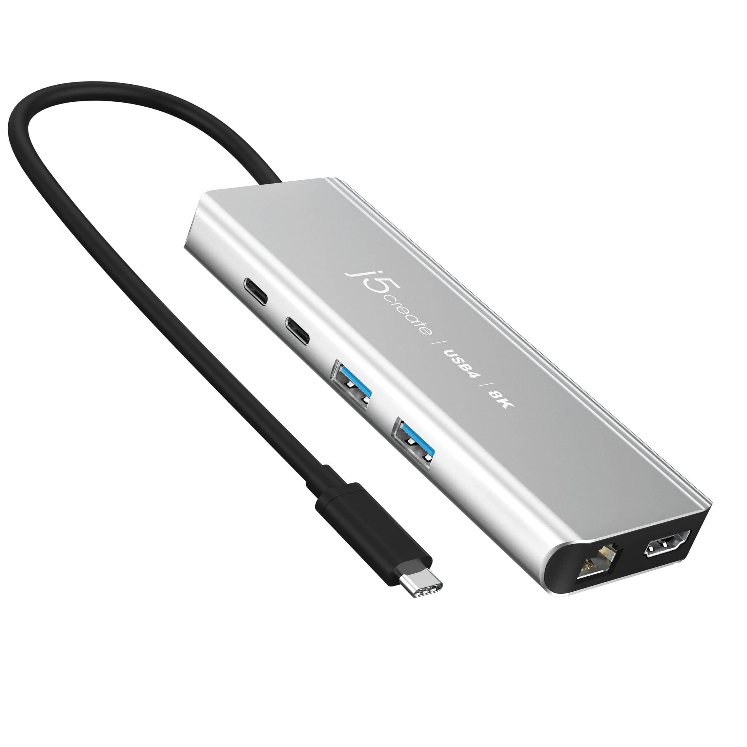 j5 create(j5クリエイト) USB4 USB4 8K 2.5G LAN 6in1マルチハブ JCD403