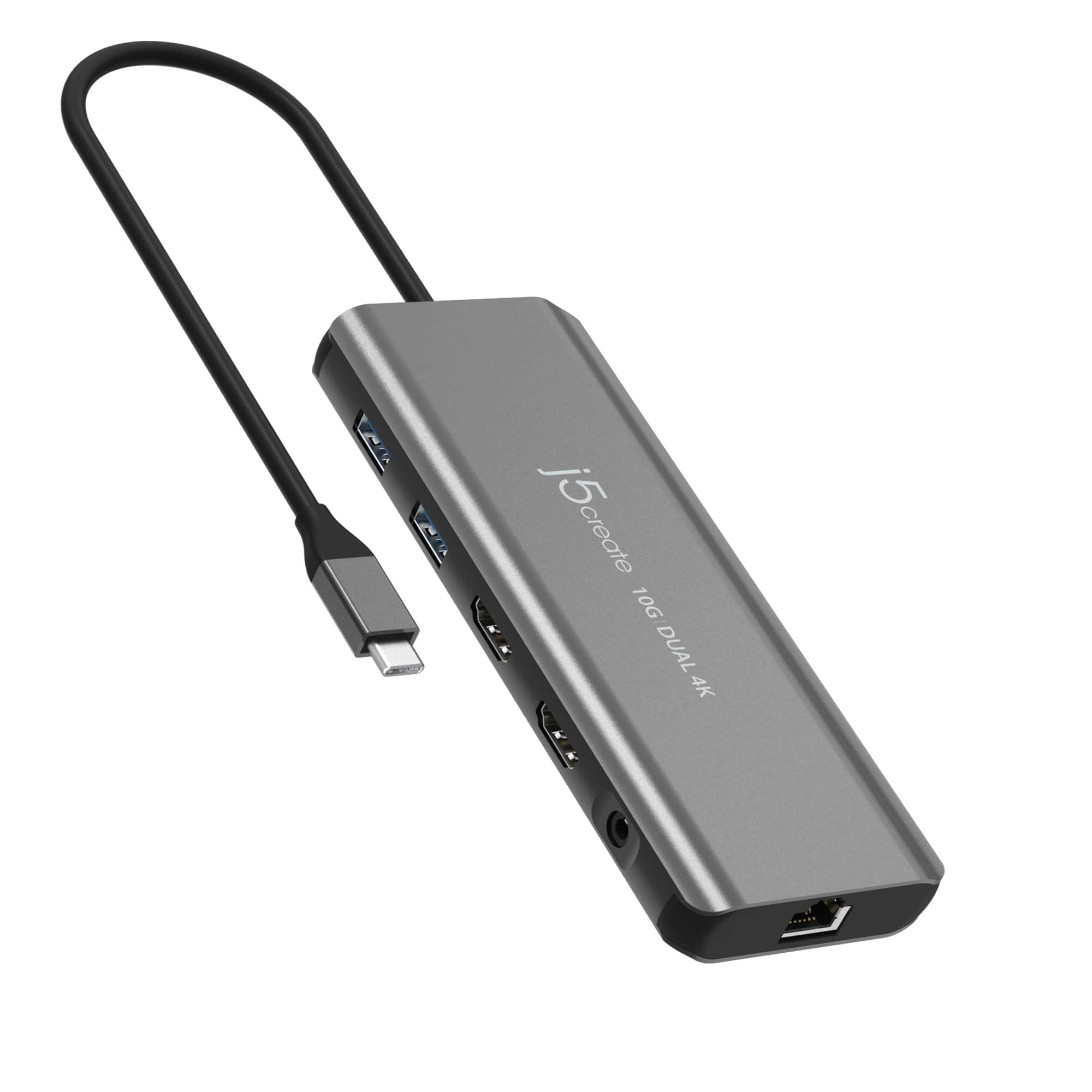 j5 create(j5クリエイト) USB-C デュアルHDMI Gen2 7in1 マルチハブ(M1/M2/M3対応) JCD398