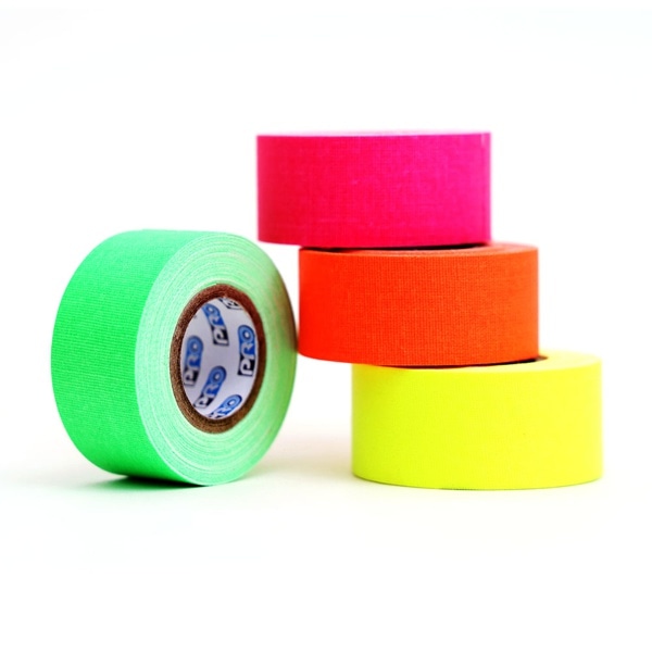 STUDIOSHOP(スタジオショップ) Pocket ガッファテープ ピンク/オレンジ/グリーン/イエロー 4色セット 24mmx5m