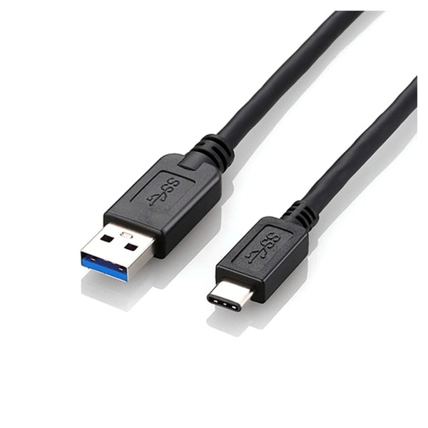 ELLECOM(エレコム) USB3.1ケーブル(A-TypeC) 0.5m ブラック USB3AC05BK