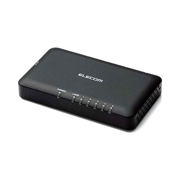 ELLECOM(エレコム) 1000BASE-T対応 スイッチングハブ 5ポート ブラック EHC-G05PA-SB