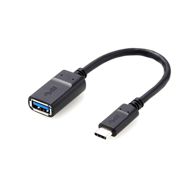 【OUTLET】ELLECOM(エレコム) USB3.1ケーブル(Type-C-Standard-A) 0.15m ブラック USB3-AFCM01NBK/20240820