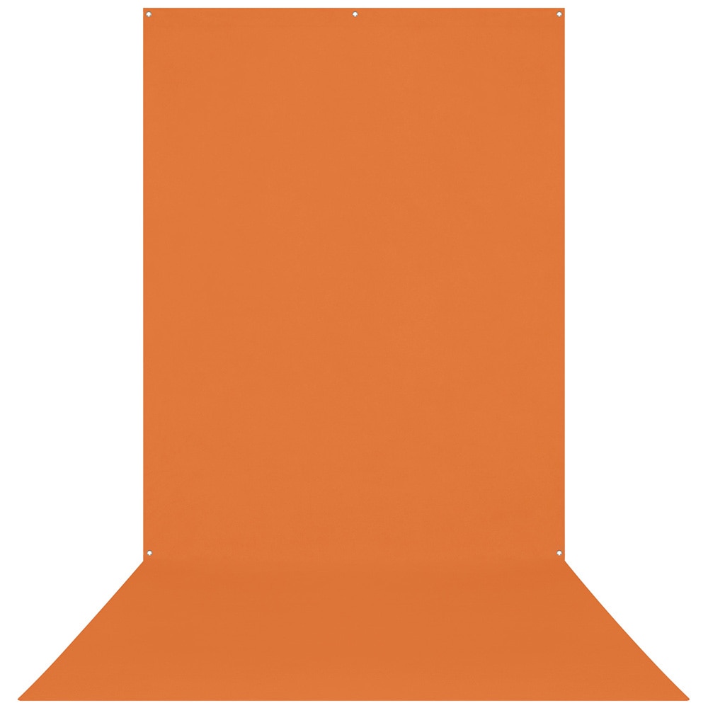 Westcott(ウェストコット) X-Drop Wrinkle-Resistant 5x12'(1.52x3.66m) Tiger Orange(オレンジ)