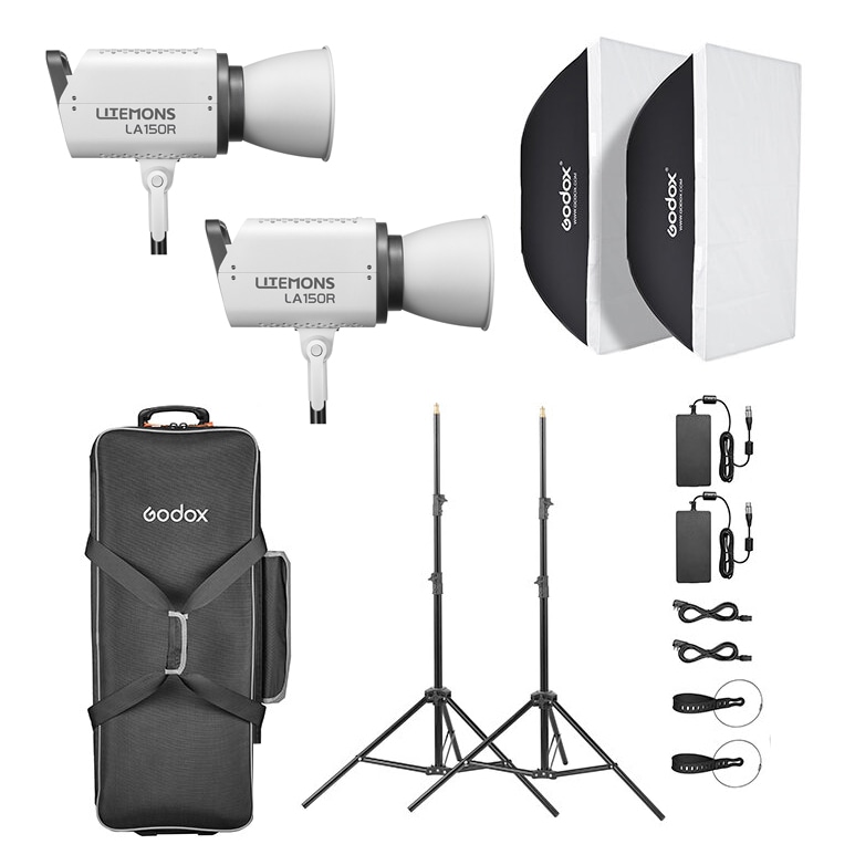 GODOX(ゴドックス) LA150R K2 2スタンドキット ホワイト 266721