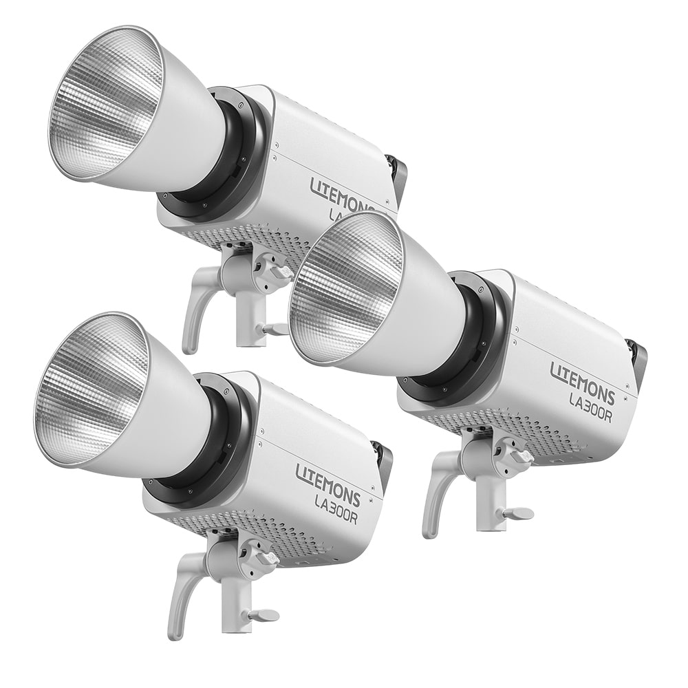 GODOX(ゴドックス) LA300R 3K 3灯ケースキット ホワイト 266745