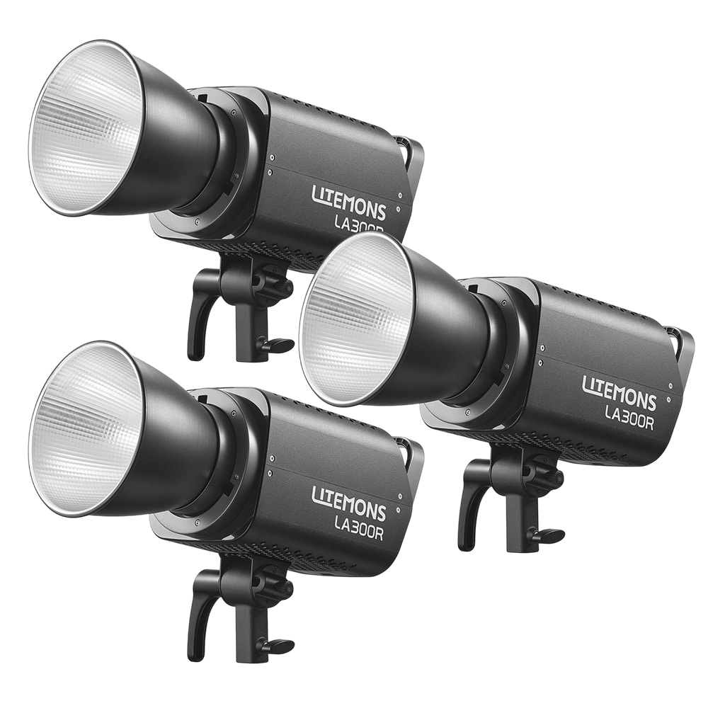 GODOX(ゴドックス) LA300R 3K 3灯ケースキット ブラック 266746