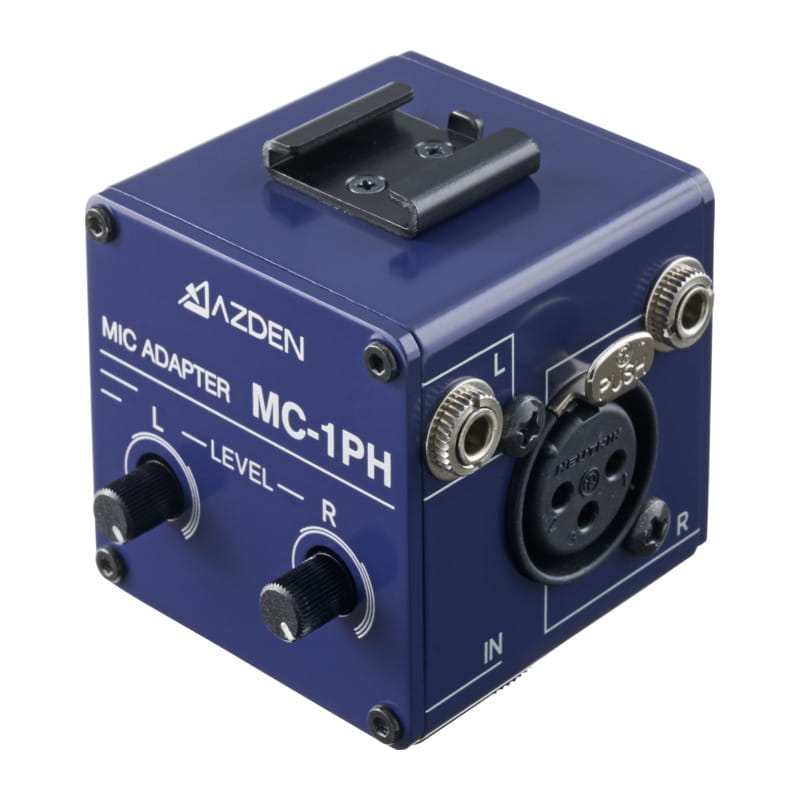 AZDEN(アツデン) コンパクトマイクアダプター MC-1PH(BLUE)