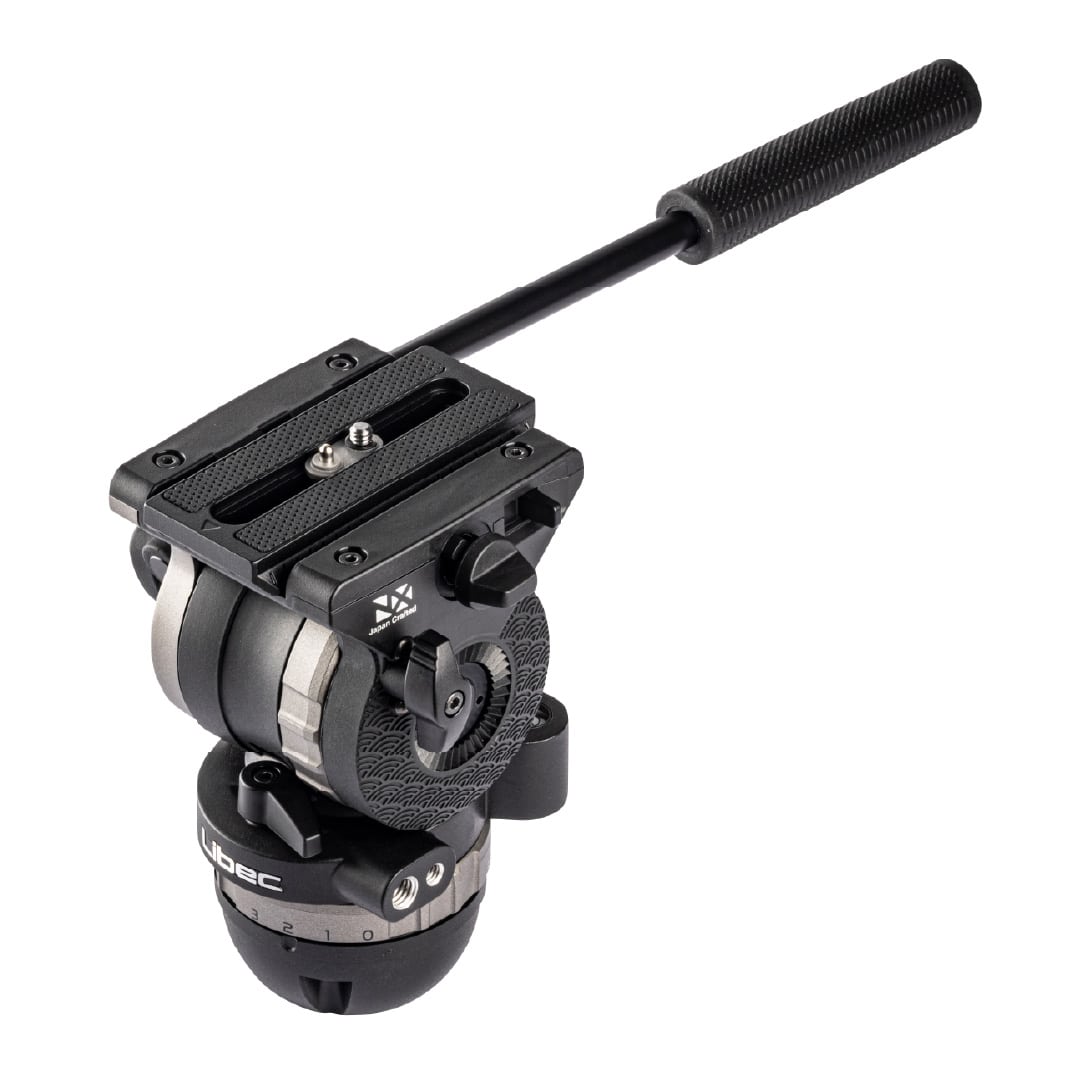 【予約受付中】Libec(リーベック) 75mmボール&フラットベースビデオヘッド NH40