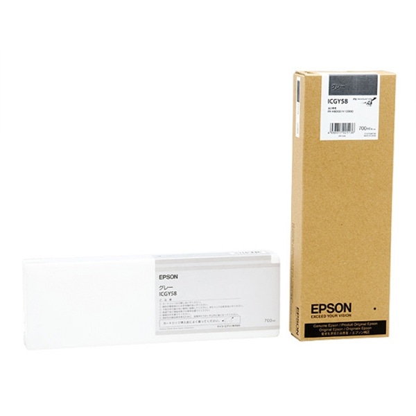 EPSON(エプソン) ICGY58 インクカートリッジ 700ml グレー