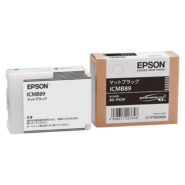 EPSON(エプソン) SC-PX3V用インクカートリッジ マットブラック ICMB89